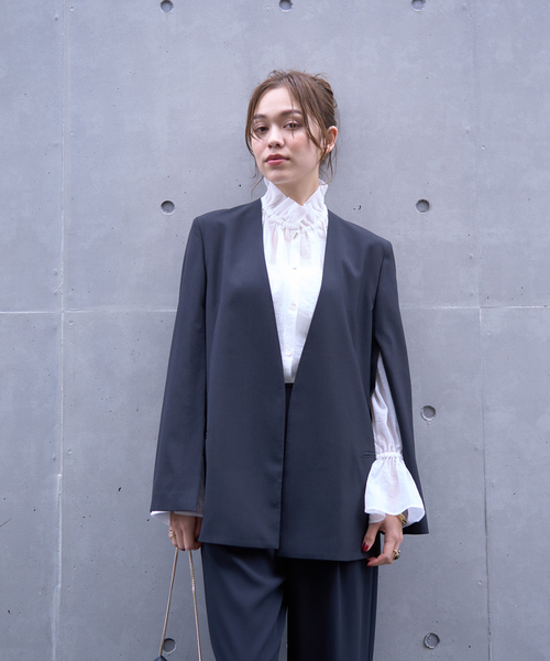 ☆新品同様品☆ lauren スリットスリーブジャケット slit sleeve jacket – louren store