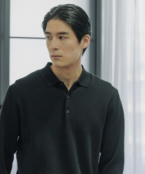GLOBAL WORK ポロシャツ ニットポロシャツ/Salon de GW/288726