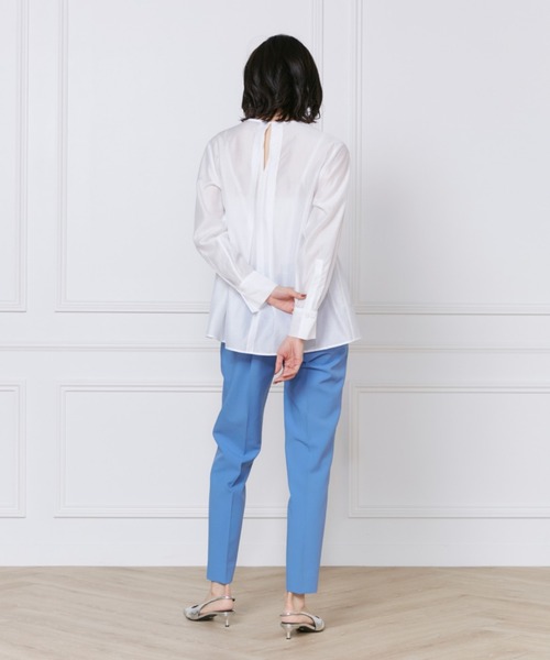パンツ 美脚テーパードパンツ レディースの画像