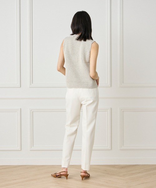 パンツ 美脚テーパードパンツ レディースの画像