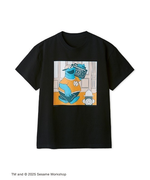 SESAME STREET（セサミストリート） tシャツ 「UNISEX」クッキー