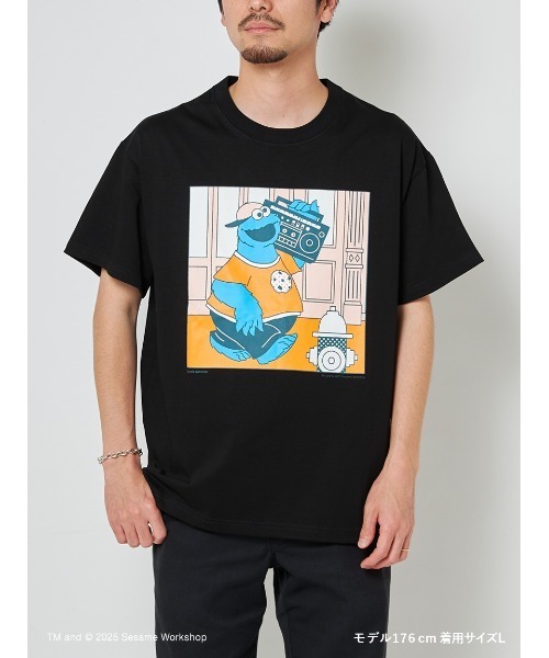 SESAME STREET（セサミストリート） tシャツ 「UNISEX」クッキー