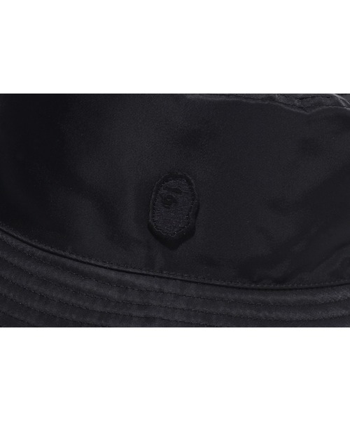 【A BATHING APE】COLLEGE MONOGRAM REVERSIBLE BUCKLE HAT Buy BAPE College Monogram Reversible Buckle Hat 'Black