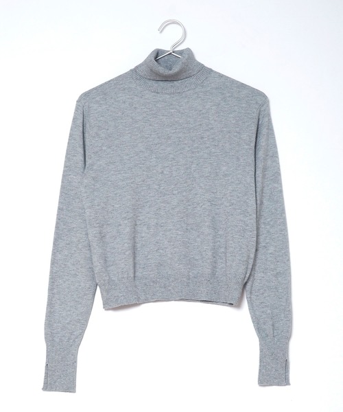 「Crisp」 タートルネックニット FREE ブルー レディース_画像2