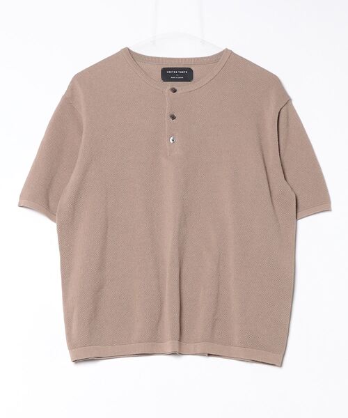 UNITED TOKYO　ユナイテッドトウキョウ　半袖セーター UNITED TOKYO セーター ニット チルデンVネックニット(半袖