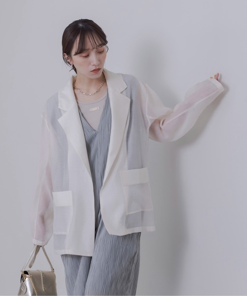 Eimee Law（エイミーロウ） ジャケット テーラードジャケット シアー