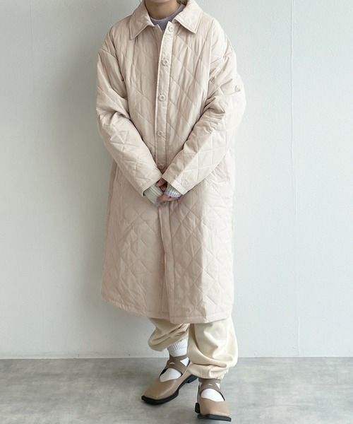 WEIRDO アイボリー コットン ショップコート M WRD19SS04 w closet（ダブルクローゼット） ステンカラーコート FREE アイボリー