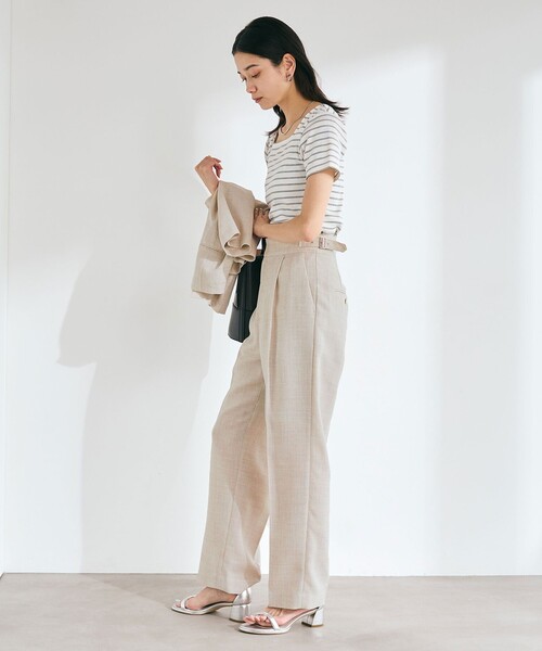 green label relaxing スラックス パンツ 「size TALLあり」Soft