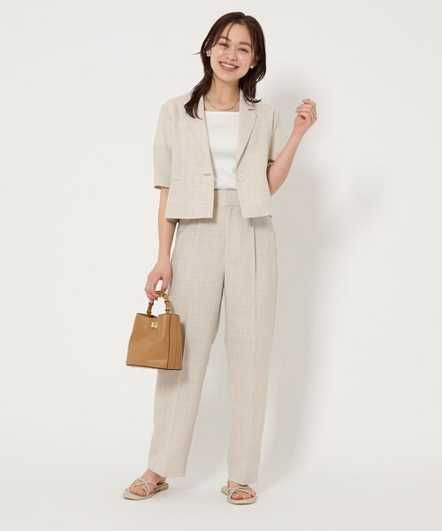 green label relaxing スラックス パンツ 「size TALLあり」Soft