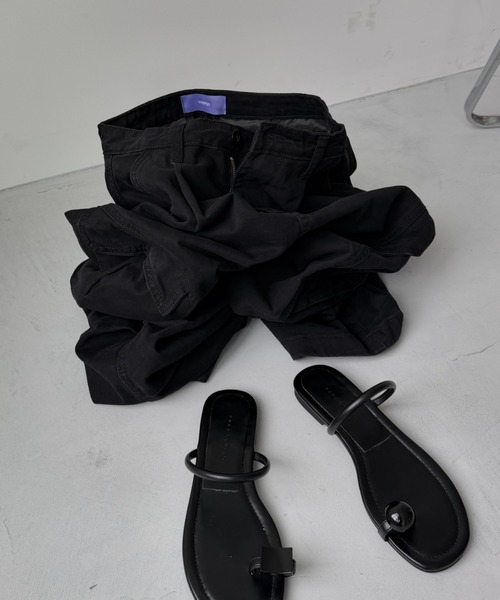 wee9s（ウィークス） カーゴパンツ vintage like curve cargo pants