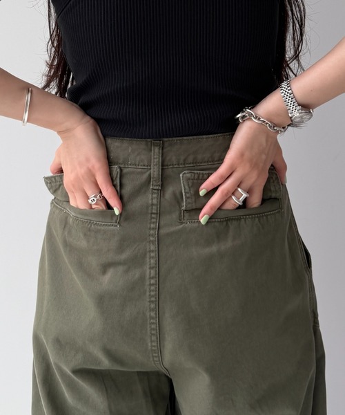 wee9s（ウィークス） カーゴパンツ vintage like curve cargo pants