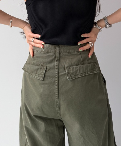 wee9s（ウィークス） カーゴパンツ vintage like curve cargo pants