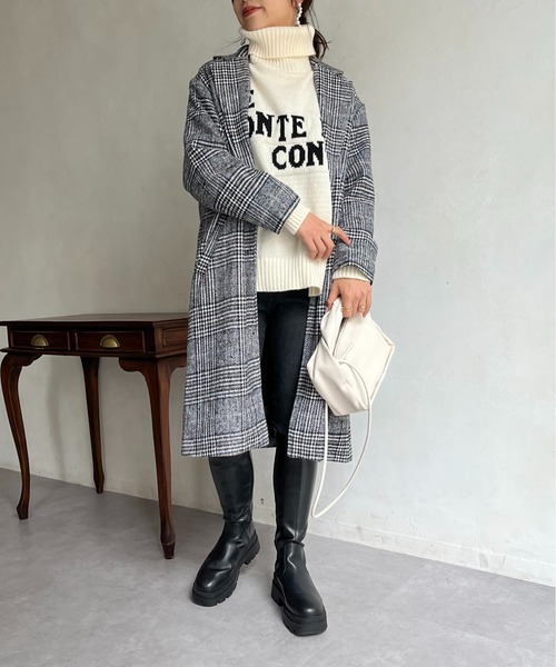 「prose verse」 チェスターコート LARGE ブラウン レディース_画像3