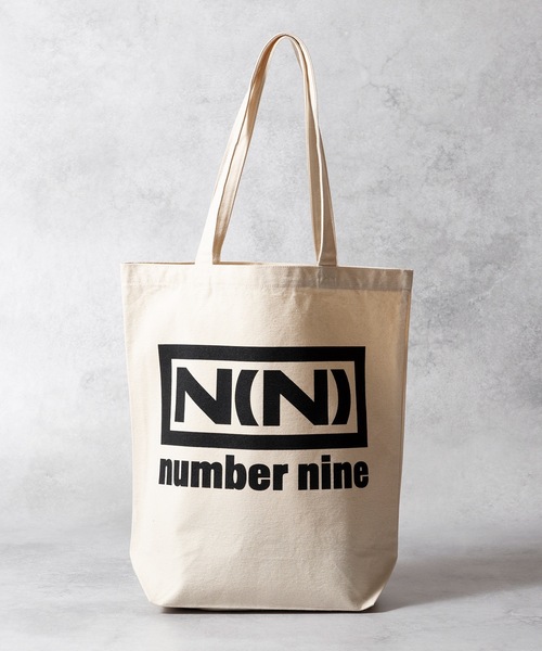 NUMBER (N)INE ナンバーナイン キャンバス レザー トートバッグ セール】HAND PAINTED N(N) number nine CANVAS TOTE BAG