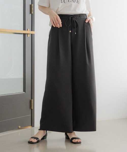 ローラさま Elura パンツ サラサラリラクシーワイドパンツ「低身長サイズあり