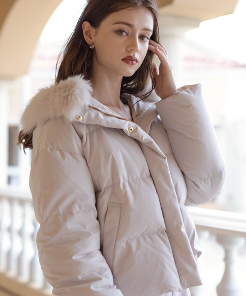 NOELA（ノエラ） ダウンジャケット - ピンク レディース : ZOZOTOWN