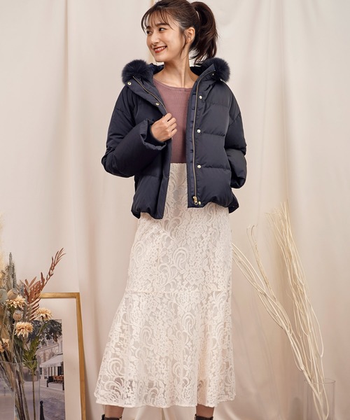 NOELA（ノエラ） ダウンジャケット - ピンク レディース : ZOZOTOWN