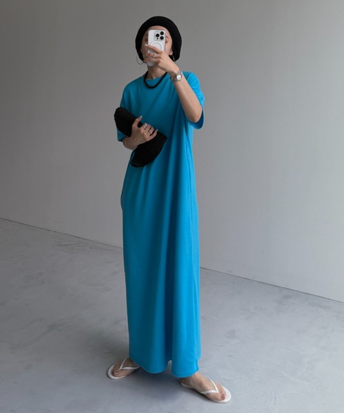 wee9s（ウィークス） ワンピース HANSODE sweatee one piece / 半袖ス