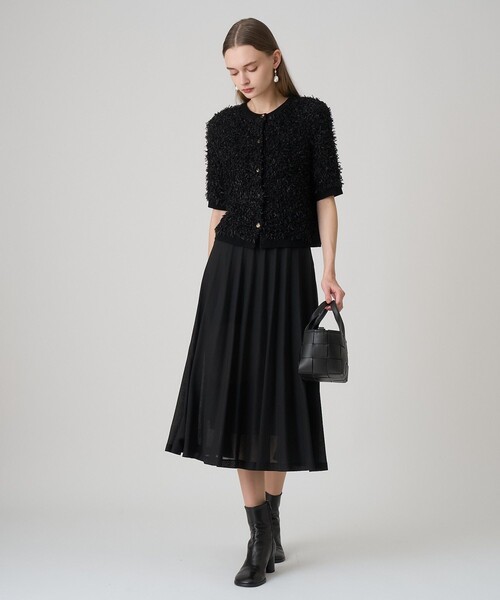 現行品　ANAYI　リネンライクボイルプリーツスカート リネンライクボイルプリーツ スカート | ANAYI/アナイ | 三越伊勢丹