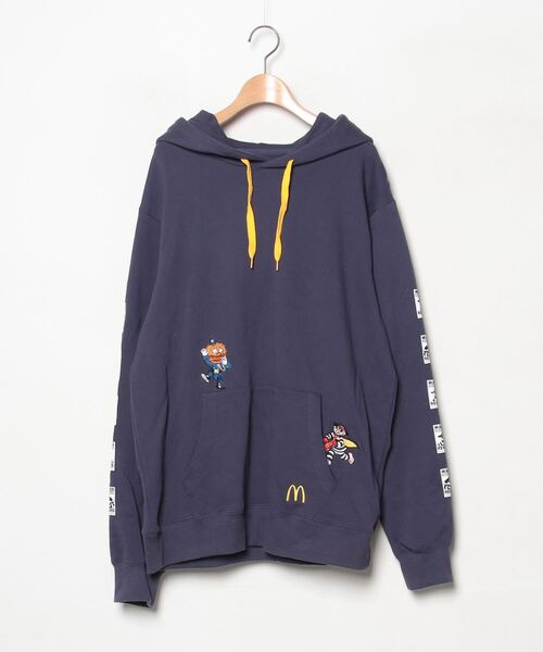 GILDAN 刺繍ロゴ McDonald マクドナルド 企業ロゴ スウェット 青 GILDAN 刺繍ロゴ McDonald マクドナルド 企業ロゴ スウェット 青