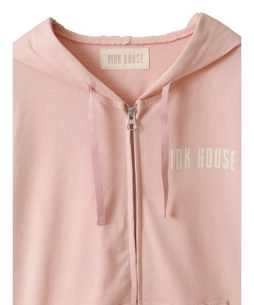 PINK HOUSE(ピンクハウス) パーカー あじさいグラデーションロゴ PINK HOUSE(ピンクハウス) パーカー あじさいグラデーションロゴ