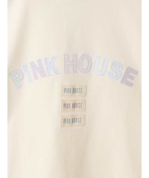 PINK HOUSE（ピンクハウス） パーカー あじさいグラデーションロゴ