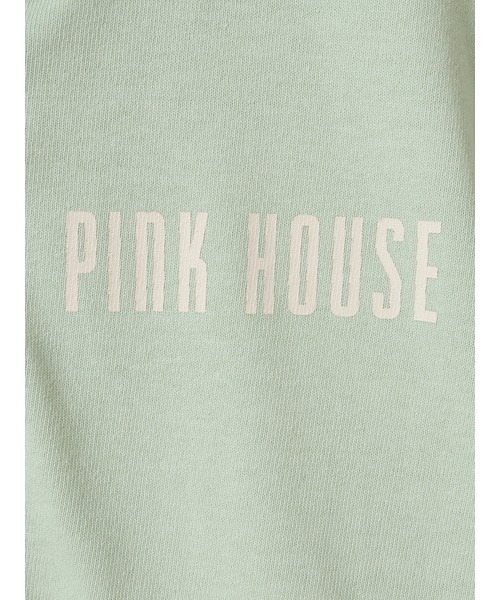 PINK HOUSE（ピンクハウス） パーカー あじさいグラデーションロゴ