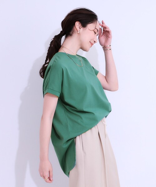 SHOO・LA・RUE（シューラルー） uvカット tシャツ 半袖 「洗える/S-LL