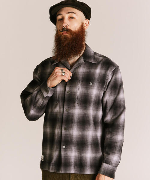 Schott オンブレチェック フランネルシャツ Schott N.Y.C シャツ Schott/ショット/OMBRE CHECK FLANNEL LS