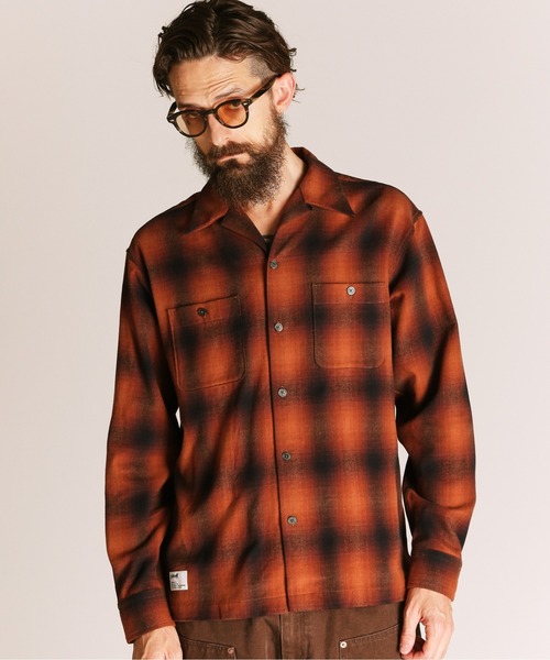 Schott オンブレチェック フランネルシャツ Schott N.Y.C シャツ Schott/ショット/OMBRE CHECK FLANNEL LS