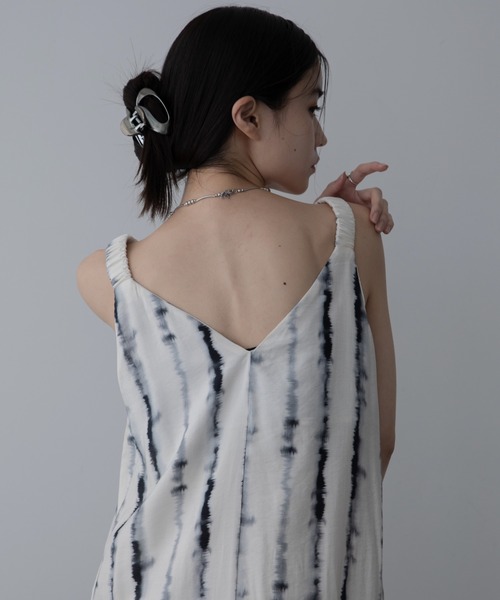 関税込   Jeans タイダイ ミディ ギャザーワンピース ワンピース タイダイ柄ギャザーワンピース : ZOZOTOWN Yahoo!店