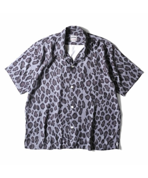 HOUSTON シャツ 「HOUSTON ヒューストン」LEOPARD ALOHA SHIRT