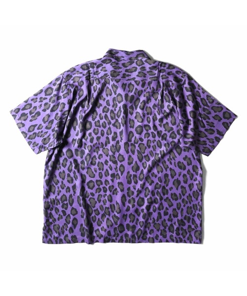 『HOUSTON』 アロハシャツ　オープンカラー　蝶　パピヨン　総柄　黒　【L】 ブランド別カテゴリー,HOUSTON,トップス,シャツ,ALOHA SHIRT