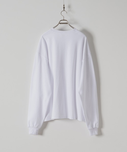 「Casper John」 長(zhǎng)袖Tシャツ SMALL チャコールグレー メンズ