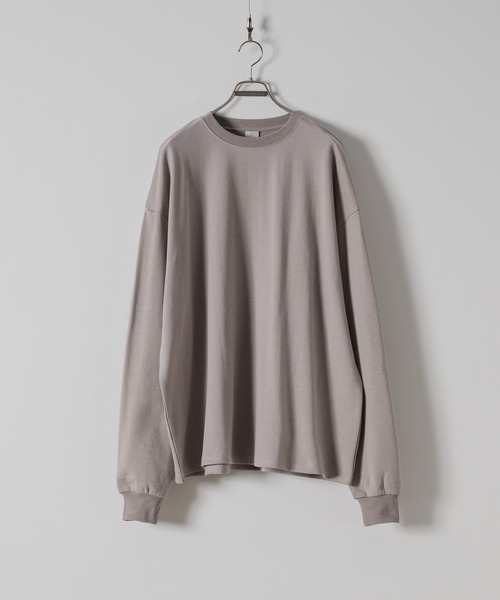 「Casper John」 長(zhǎng)袖Tシャツ SMALL チャコールグレー メンズ