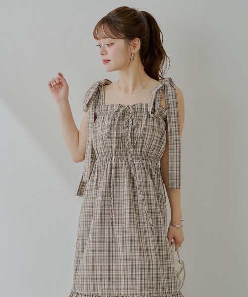 Chico（チコ） ワンピース 「WEB限定/REVIVAL」肩リボンマルチway