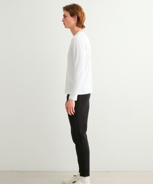 「three dots」 長(zhǎng)袖Tシャツ MEDIUM ホワイト メンズ
