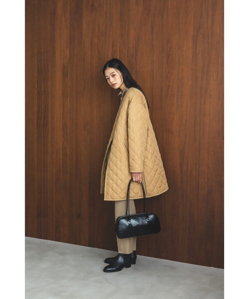 B：MING by BEAMS（ビーミング by ビームス） ノーカラーコート コート