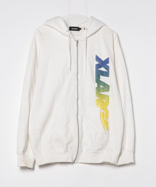 XLARGE 「XLARGE」 ジップアップパーカー LARGE ホワイト メンズ