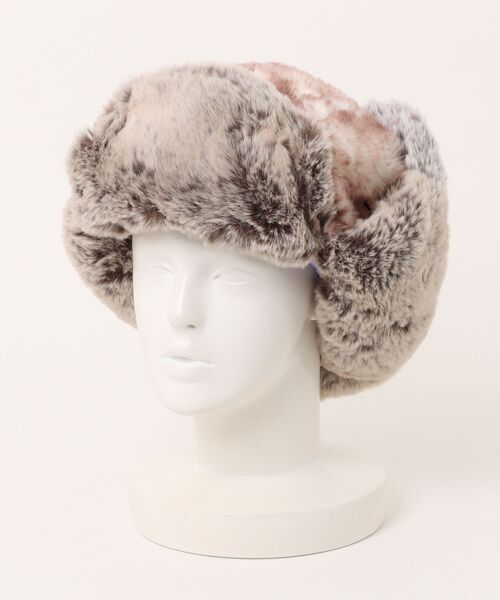 KANGOL（カンゴール） 帽子 ハット MULTI FAUX FUR TRAPPER レディース