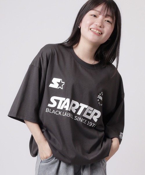 STARTER　スターター　刺繍ロゴ　半袖シャツ　ユニフォーム　XL 古着 STARTER tシャツ 「88」「STARTER/スターター」ブランドロゴ 裾