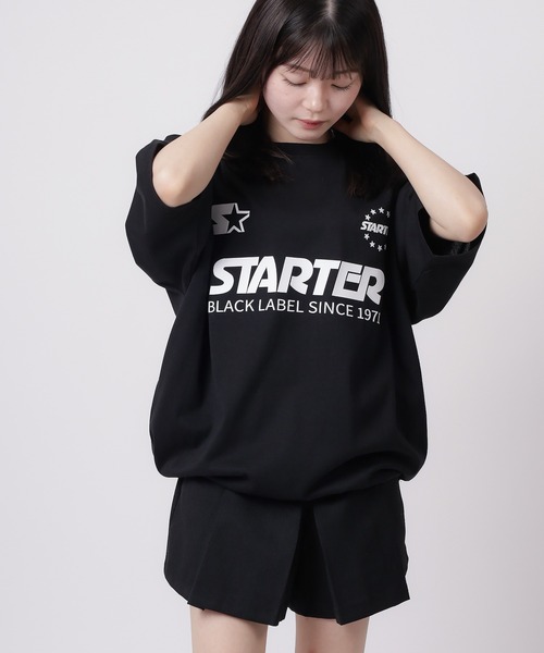 お値下げ★48号未使用タグ付き23区タグ付きシャツ STARTER tシャツ 「88」「STARTER/スターター」ブランドロゴ 裾