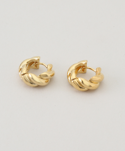 【SHASHI】フープピアス SHASHI ピアス SHASHI/シャシ ウェーブフープピアス SH-E533
