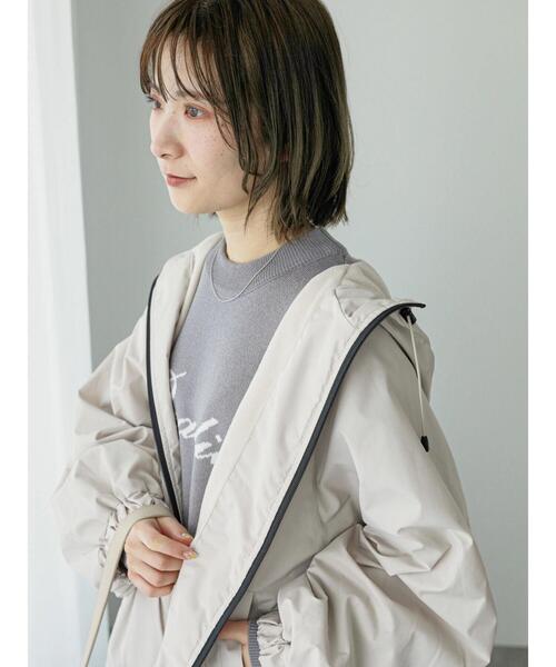 「Samansa Mos2 blue」 ジップアップブルゾン F ライトベージュ レディース_画像4