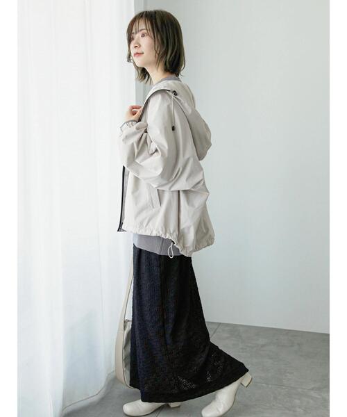 「Samansa Mos2 blue」 ジップアップブルゾン F ライトベージュ レディース_画像7