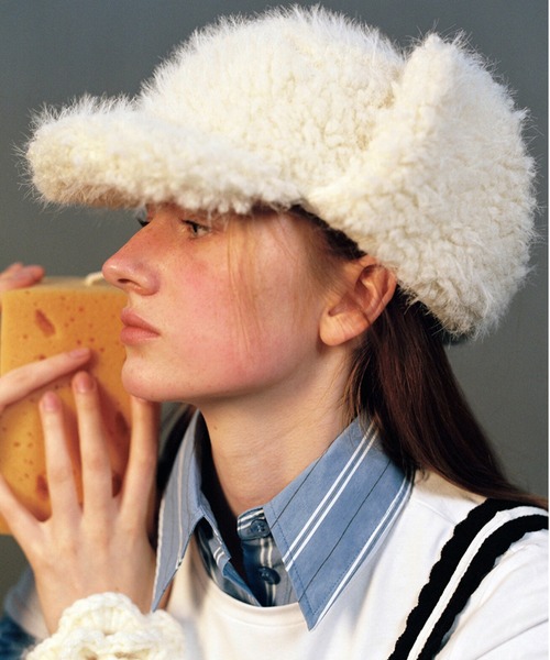 【AWESOME NEEDS】 FUR TRAPPER HAT ★送料・関税込★ AWESOME NEEDS 帽子 ハット FUR TRAPPER HAT レディース
