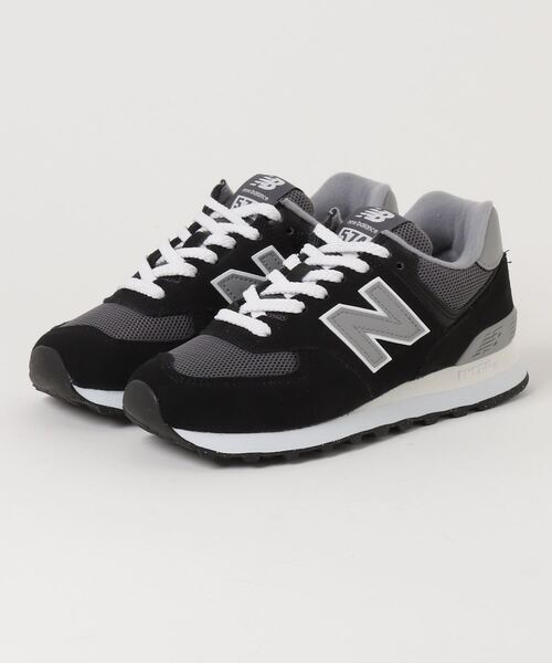 [New Balance] low cut спортивные туфли 24.5cm черный мужской 