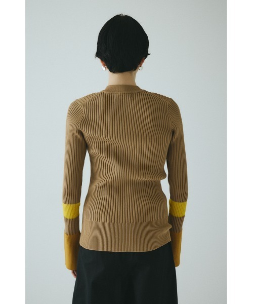 トップス Herin.CYE Henley neck knit tops HeRIN.CYE | Henley neck knit tops (ニット ) |SHEL'TTER WEBSTORE