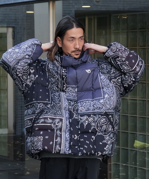 RVCA（ルーカ） ダウンジャケット LARGE ブラック系その他 メンズ