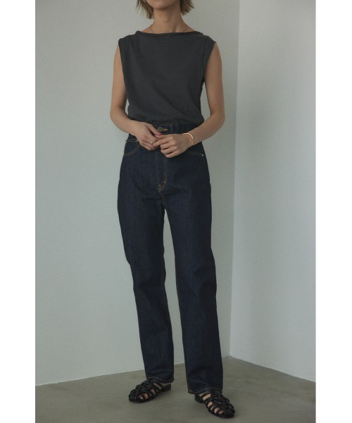 【新品】 MOUSSY デニム 23 ダークブルー ローライズ 未使用　濃紺 BLACK BY MOUSSY 「BLACK MOUSSY」 デニムパンツ 23inch ダーク